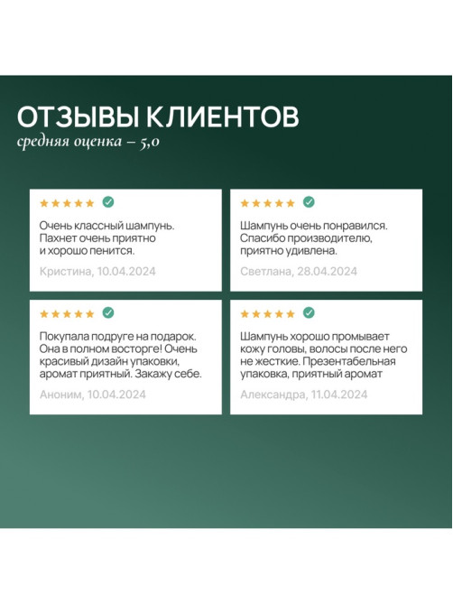 Подарочный набор: шампунь для волос 410 мл, бальзам для волос 410 мл, для сухих и поврежденных волос, URAL LAB