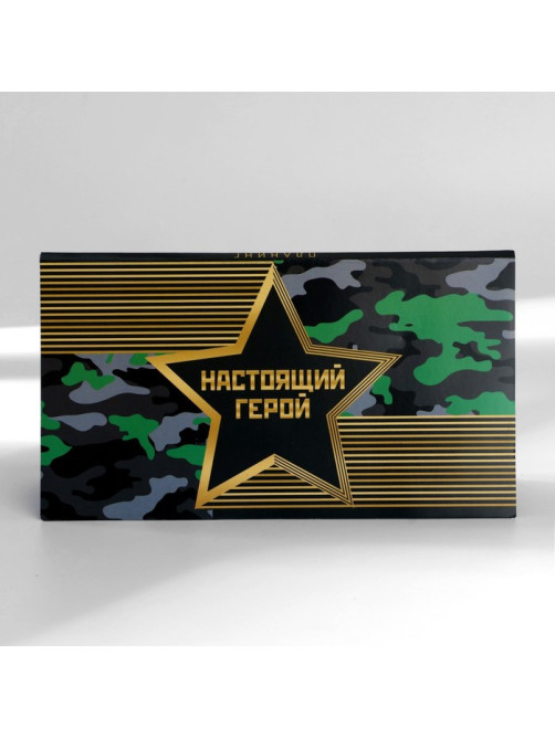 Подарочный набор «Настоящий герой. 23 февраля», планинг с отрывными листами и ручка шариковая