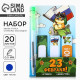 Подарочный набор, мини ручка и стикеры-закладки 20 л «С 23 февраля!»