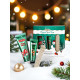 Новогодний подарочный набор косметики: крем для рук, бальзам для губ и пилка для ногтей, URAL LAB