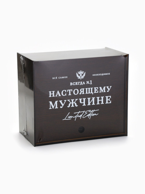 Подарочный непробиваемый набор «Настоящему мужчине», в деревянном ящике