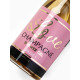Подарочный набор Love Champagne, гель для душа и соль для ванны во флаконах шампанское, Чистое Счастье