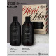 Подарочный набор косметики BLACK ONYX, гель для душа и шампунь для волос, 2×290 мл, аромат перца и агарового дерева, HARD LINE
