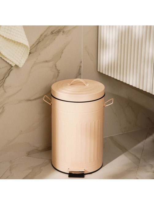 Ведро для мусора SL Home, 12 л, 27×32×43 см, бежевое