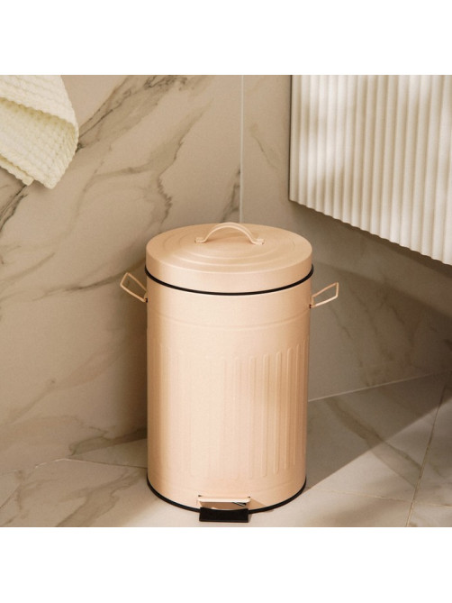 Ведро для мусора SL Home, 5 л, 28×21×31 см, бежевое