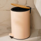 Ведро для мусора SL Home, 12 л, 25×31×38 см, бежевое