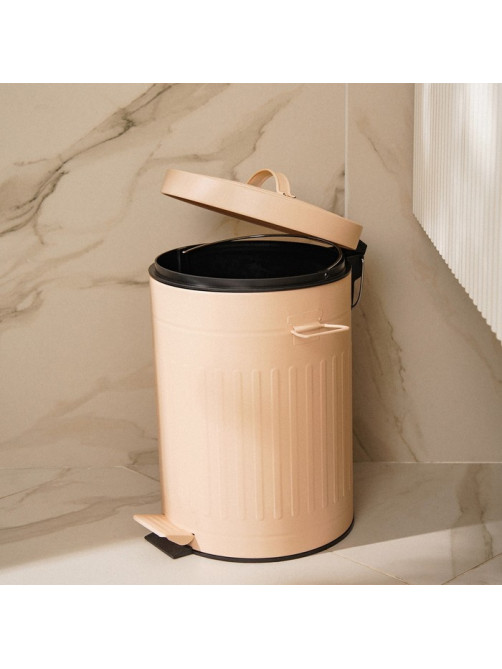Ведро для мусора SL Home, 5 л, 28×21×31 см, бежевое