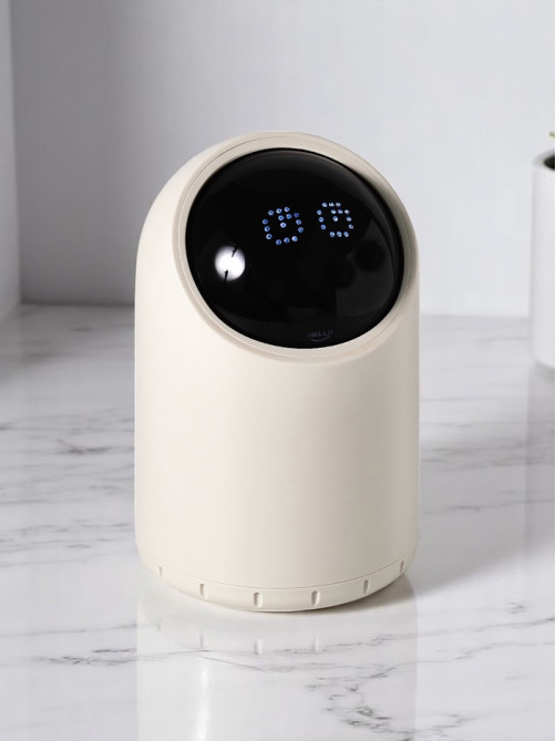 Ведро для мусора сенсорное настольное SAVANNA, 2 л, бежевое