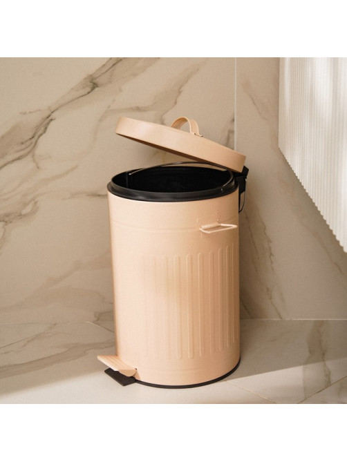 Ведро для мусора SL Home, 12 л, 27×32×43 см, бежевое
