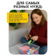 Ящики пластиковые для хранения, с крышкой, набор 2 шт.: 10 л, 16 л, прозрачно-матовый