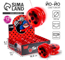 Йо-йо Funny toys «Божья коровка», световой, в шоубоксе