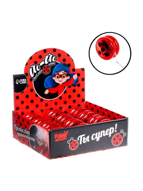 Йо-йо Funny toys «Божья коровка», световой, в шоубоксе