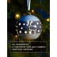 Ёлочный шар с подсветкой «Олень», 10×8.8×8.8 см, 1 LED, керамика, от батареек LR44×3, керамика, свечение тёплое белое
