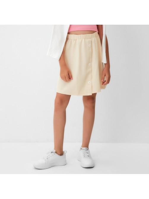 Юбка для девочки MINAKU: Casual Collection, бежевая, рост 152 см
