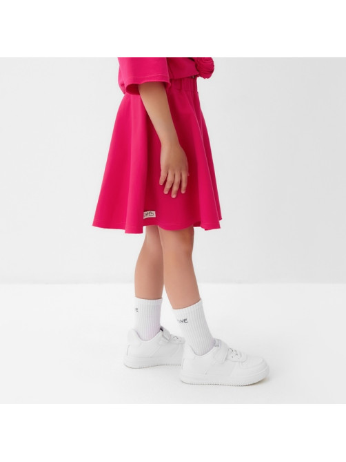 Юбка для девочки KAFTAN: Dream big, размер 34 (122 - 128 см), розовая