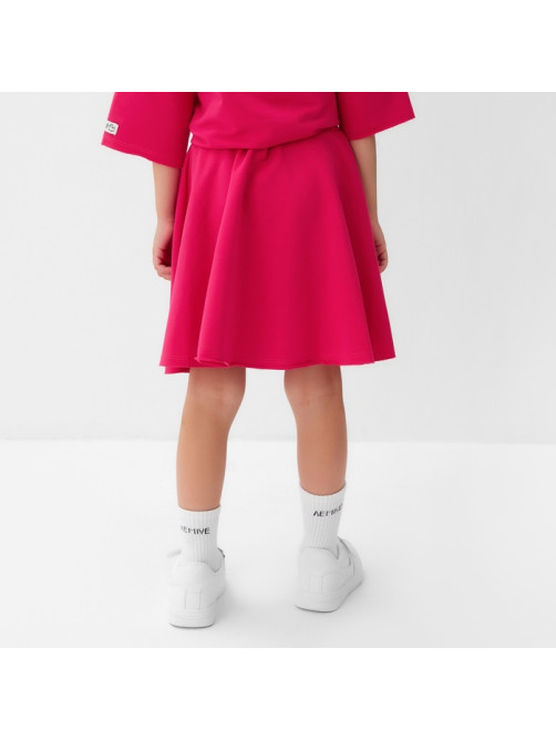 Юбка для девочки KAFTAN: Dream big, размер 34 (122 - 128 см), розовая