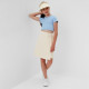 Юбка - шорты для девочки MINAKU, бежевая, рост 128 см