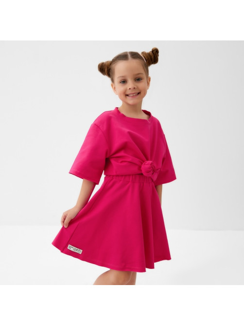Юбка для девочки KAFTAN: Dream big, размер 34 (122 - 128 см), розовая