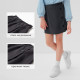 Юбка школьная для девочки MINAKU: Casual Collection, серая, рост 128 см
