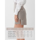 Юбка мини женская MINAKU: Casual Collection, бежевая, размер 50