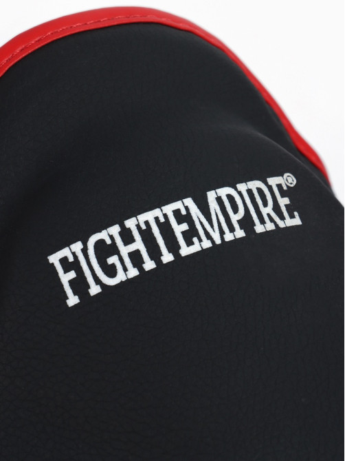 Защита голеностопа для единоборств FIGHT EMPIRE, ART, размер M, чёрная, красная