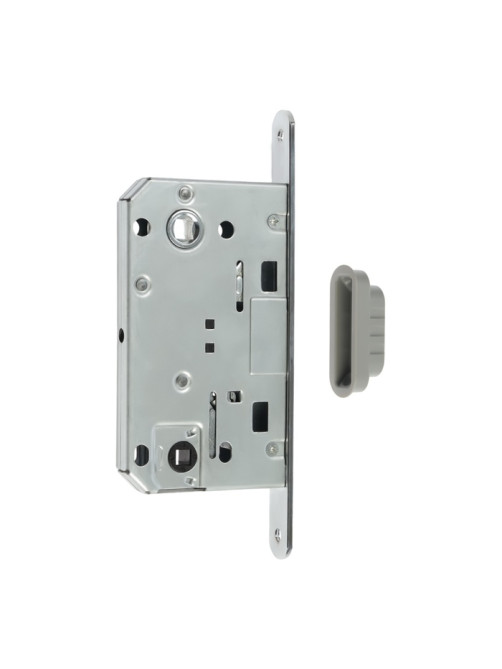 Защелка врезная магнитная LOCKLAND ZLK5CP, цвет хром, м/о 96 мм