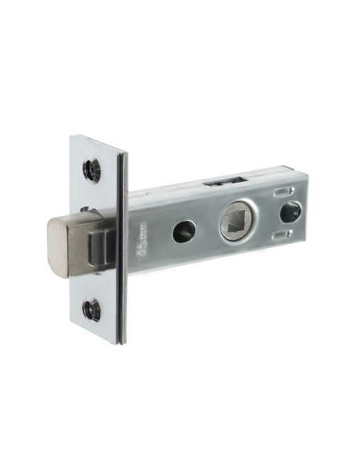 Задвижка дверная межкомнатная LOCKLAND ZDM1CP, цвет хром, стальной язычок