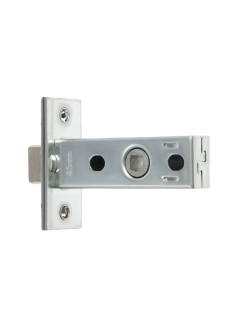 Задвижка дверная межкомнатная LOCKLAND ZDM1CP, цвет хром, стальной язычок