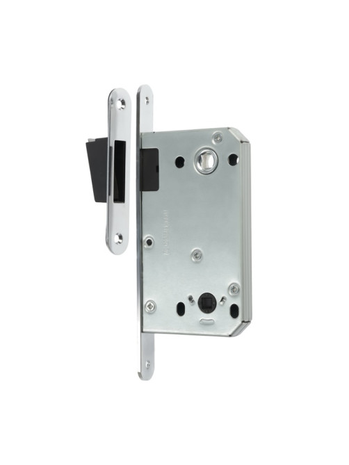 Защелка врезная магнитная LOCKLAND ZLK7CP, под завертку, цвет хром