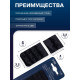 Застёжка для бюстгальтера TEIRA, 3 ряда 2 крючка, чёрная