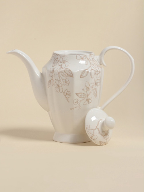 Заварочный чайник SL Home «Аманде», 1.5 л, 27.5×14×24 см, фарфор, белый
