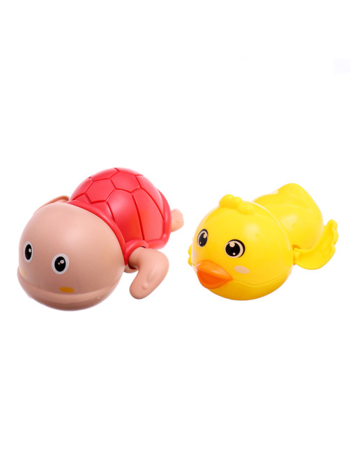 Игрушки для купания в ванне Крошка Я «Заводные игрушки: Утёнок и черепашка», набор 2 шт., МИКС