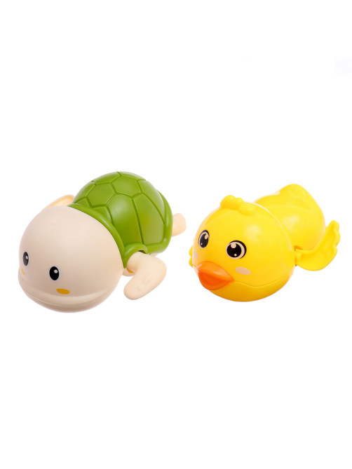 Игрушки для купания в ванне Крошка Я «Заводные игрушки: Утёнок и черепашка», набор 2 шт., МИКС