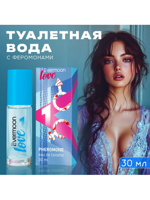 Туалетная вода с феромонами, женская, Evermoon №1, 30 мл