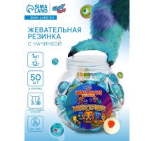 Жевательная резинка «Монстрики», с начинкой, 12 г