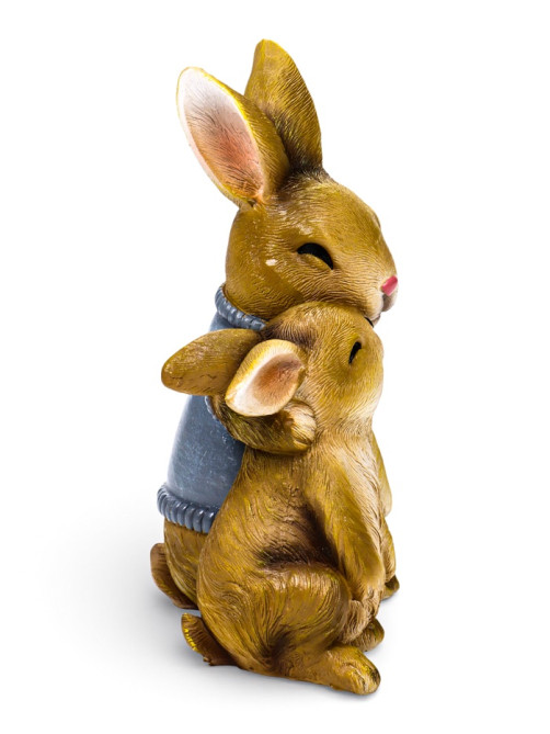 Садовая фигура из полистоуна «Зайцы», 18×12×23 см, Greengo