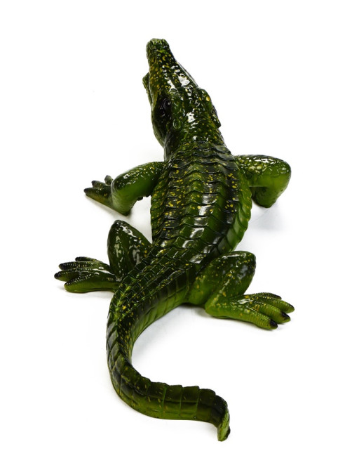 Садовая фигура из полистоуна «Крокодил», 35×15×7 см, Greengo