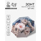 Зонт механический «Вдохновение», эпонж, 4 сложения, 8 спиц, R=48/55 см, d=96 см, МИКС