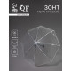 Зонт механический «Однотонный», 3 сложения, 8 спиц, R=48/53 см, d=96 см, прозрачный, белый