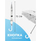 Зонт - трость детский «Кот», полуавтоматический, 8 спиц, R=47/54 см, d=94 см, МИКС