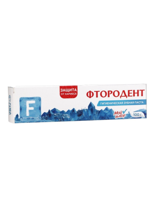 Зубная паста Семейная традиция «Фтородент» двойная мята, 100 г